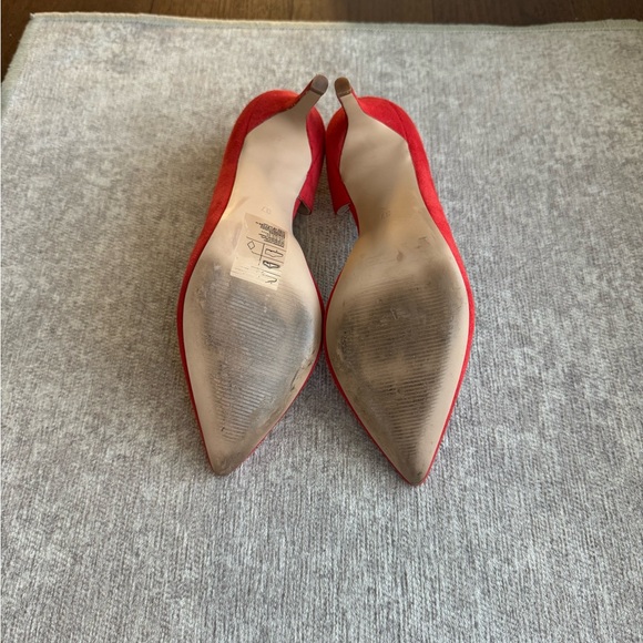Gently used H&M heels in red orange color. Size 6.5US/37EU. Great condition! - Picture 7 of 11